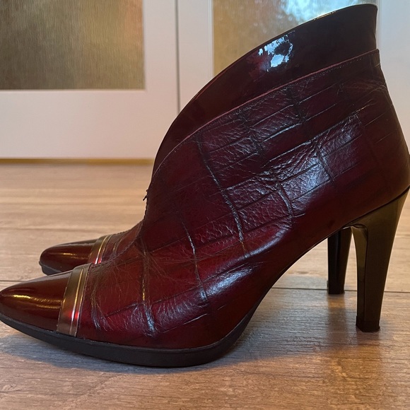 Hispanitas Leather Ankle Boots size 7-7.5 - Picture 1 of 8